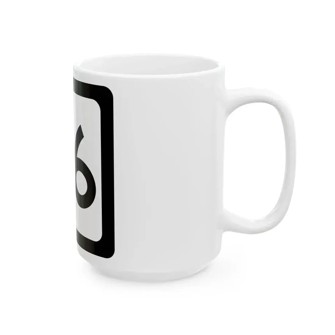 WV-76 (Virginia) (Road Sign) White Coffee Mug - Go Mug Yourself