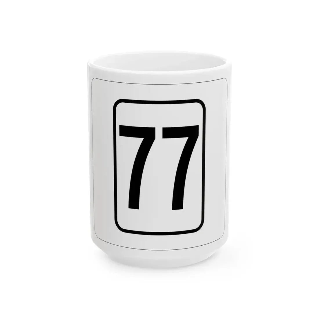 WV-77 1948 (Virginia) (Road Sign) White Coffee Mug 15oz - Go Mug Yourself
