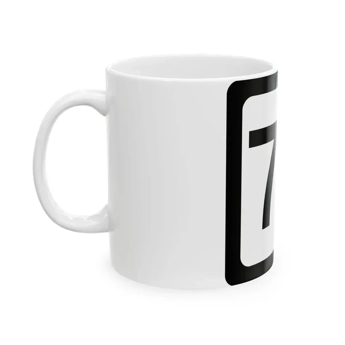 WV-77 (Virginia) (Road Sign) White Coffee Mug - Go Mug Yourself