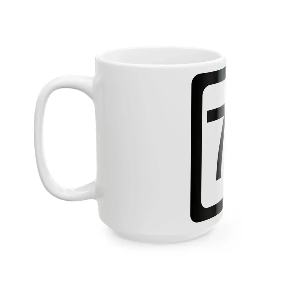 WV-77 (Virginia) (Road Sign) White Coffee Mug - Go Mug Yourself