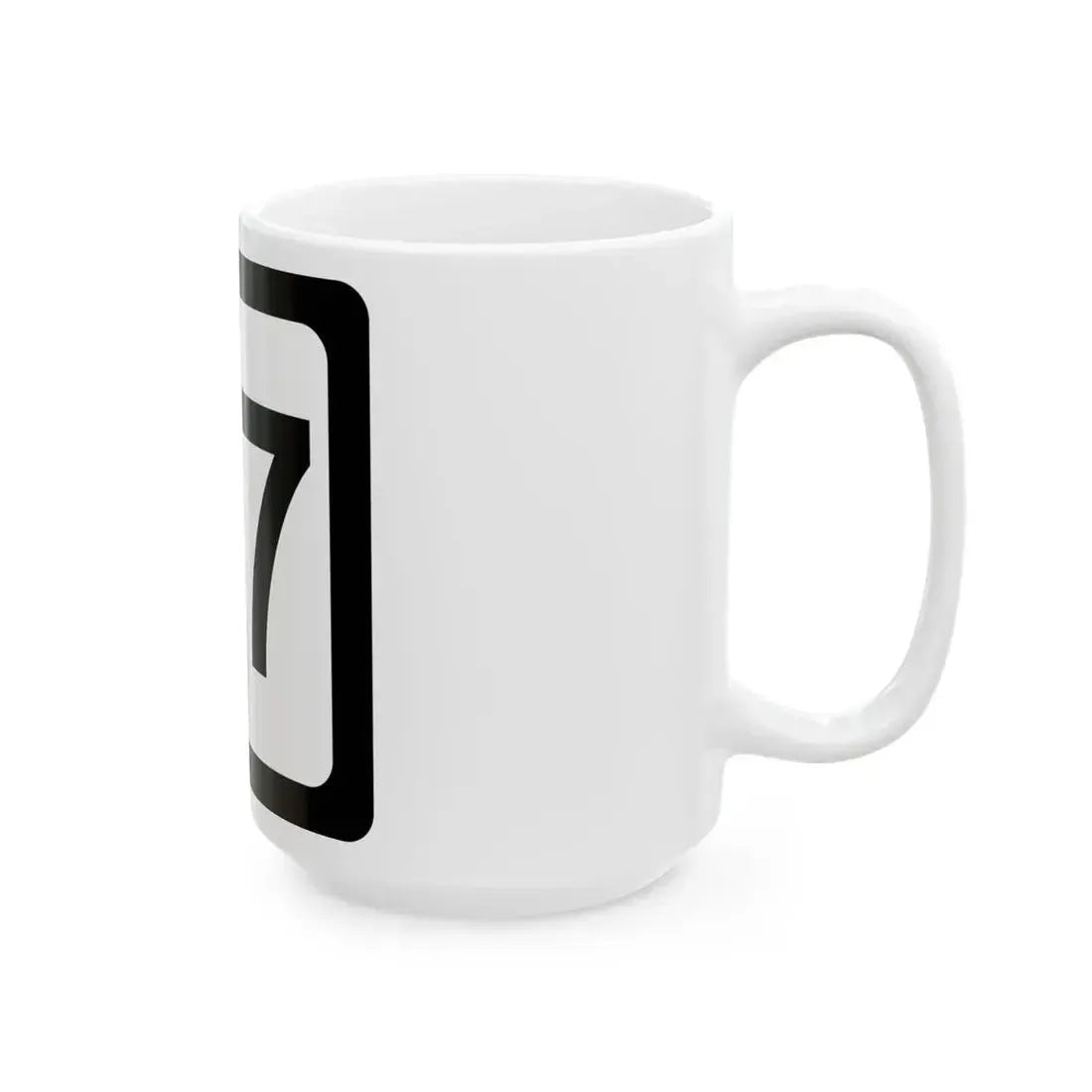 WV-77 (Virginia) (Road Sign) White Coffee Mug - Go Mug Yourself