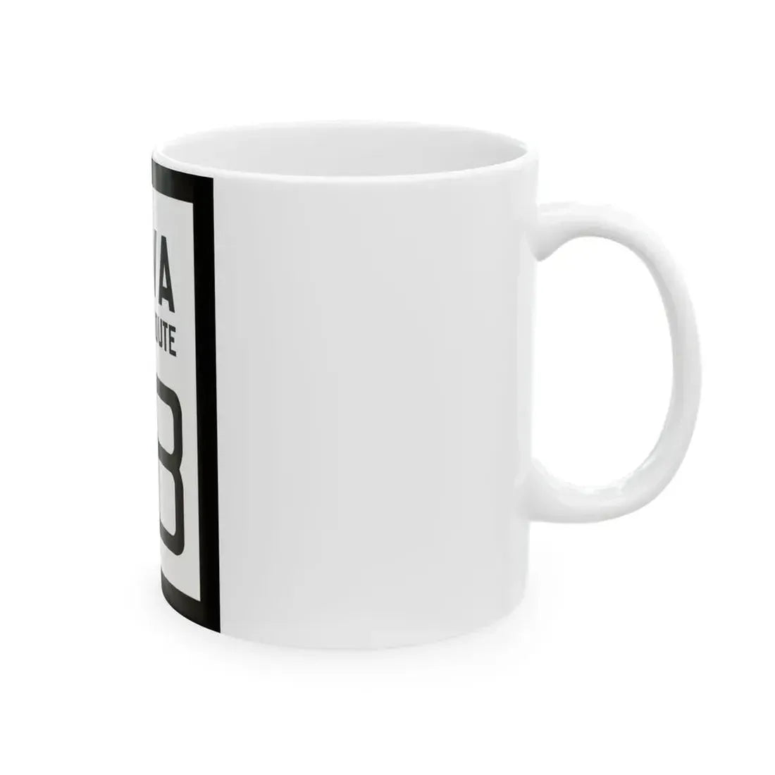 WV-78 1922 (Virginia) (Road Sign) White Coffee Mug - Go Mug Yourself