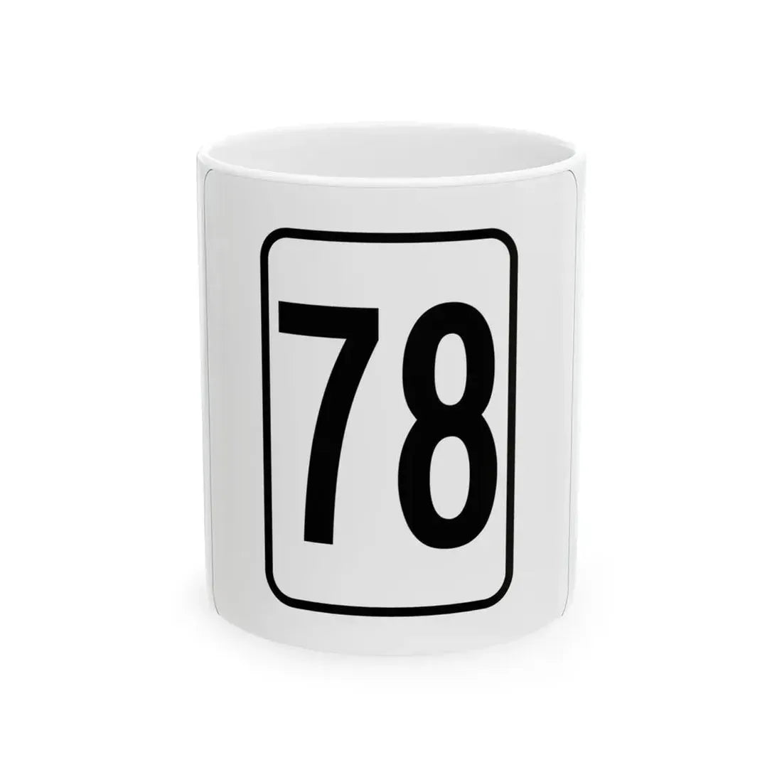 WV-78 1948 (Virginia) (Road Sign) White Coffee Mug 11oz - Go Mug Yourself