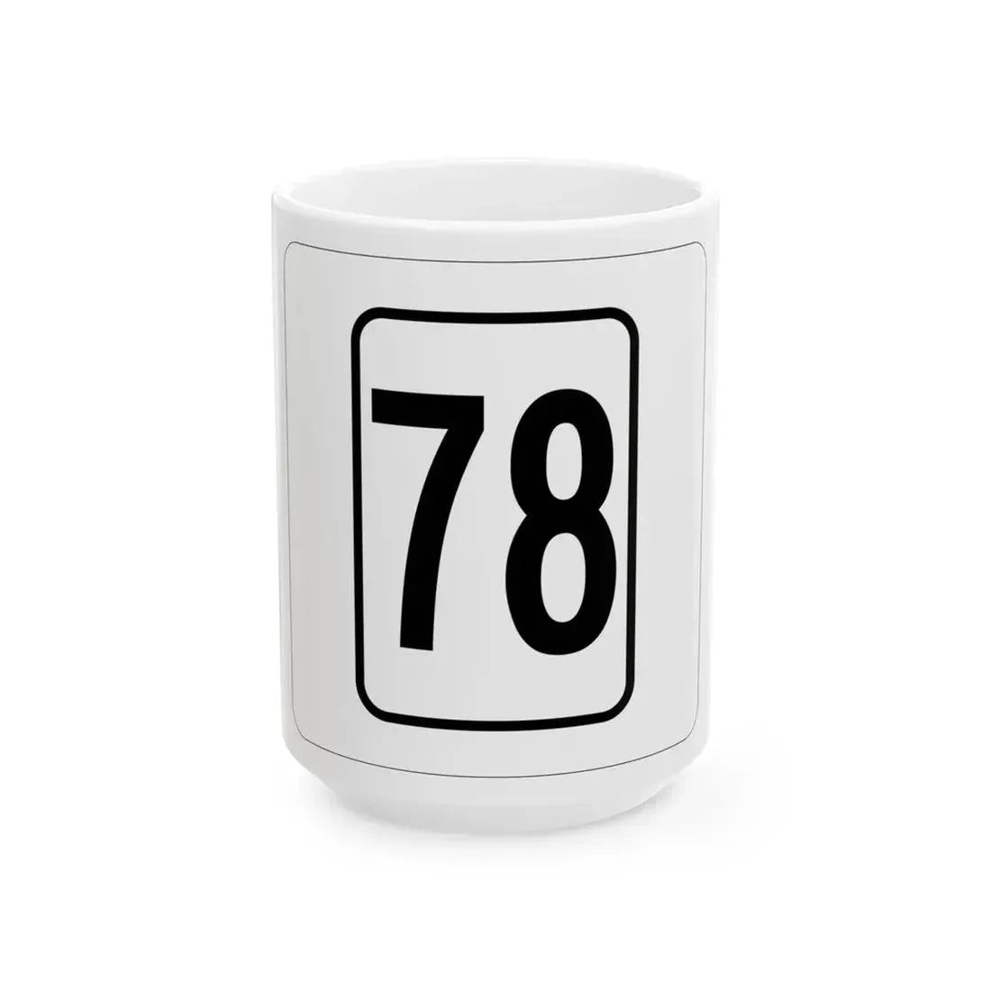 WV-78 1948 (Virginia) (Road Sign) White Coffee Mug 15oz - Go Mug Yourself