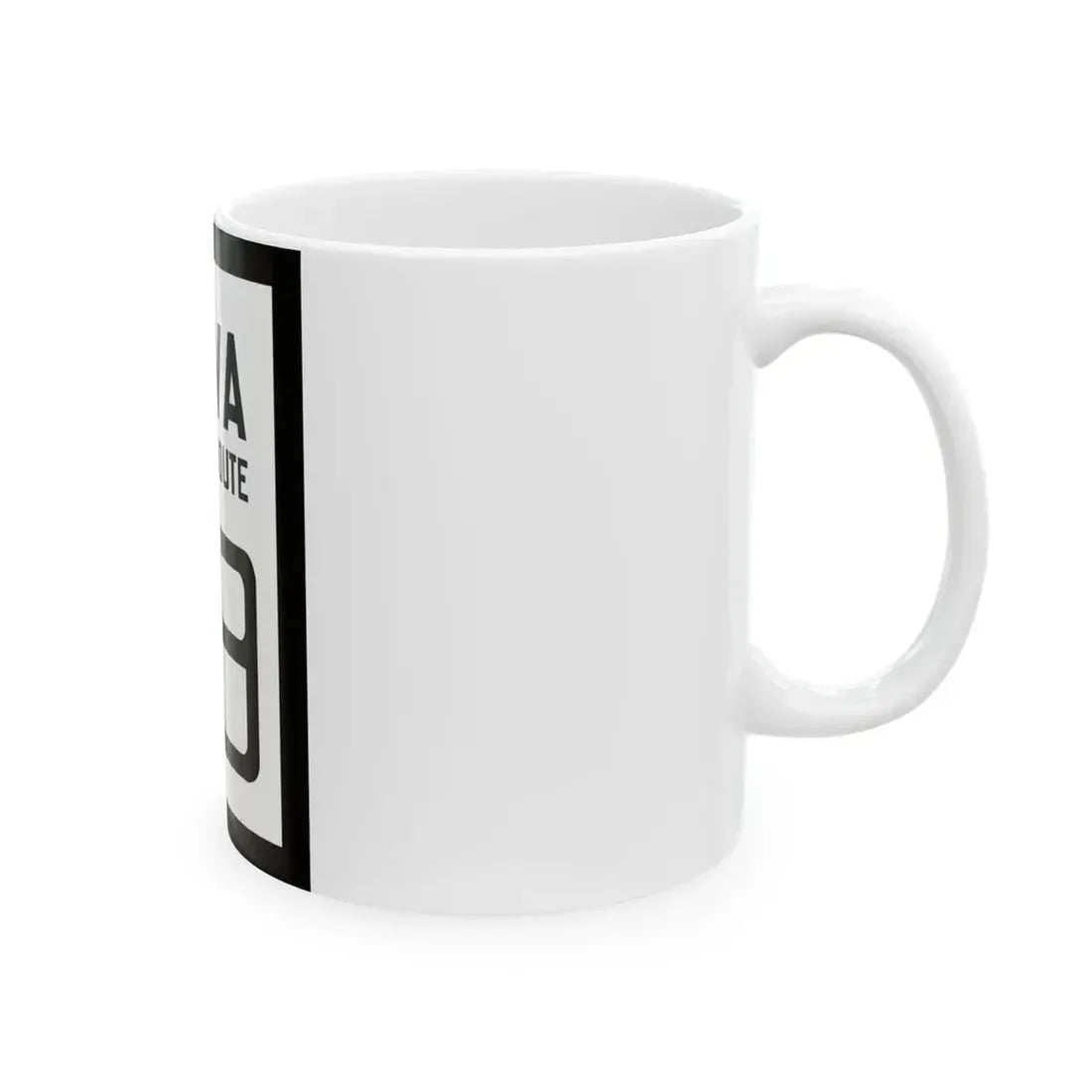 WV-79 1922 (Virginia) (Road Sign) White Coffee Mug - Go Mug Yourself