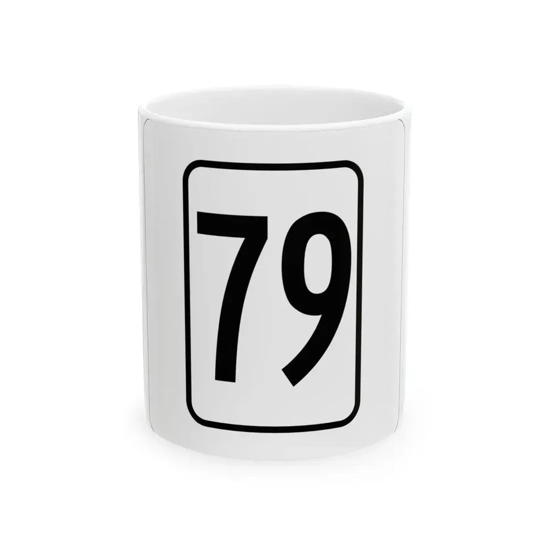 WV-79 1948 (Virginia) (Road Sign) White Coffee Mug 11oz - Go Mug Yourself