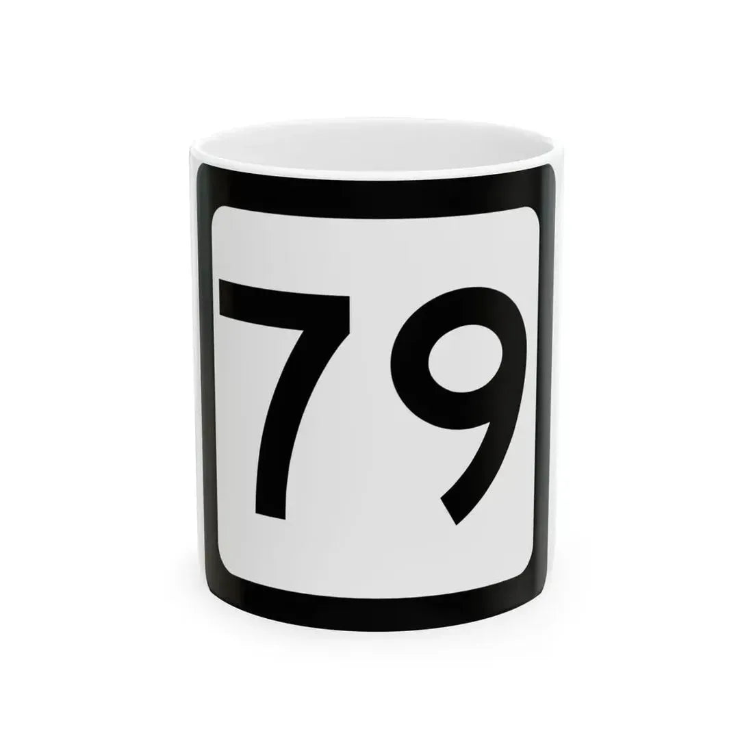 WV-79 (Virginia) (Road Sign) White Coffee Mug 11oz - Go Mug Yourself
