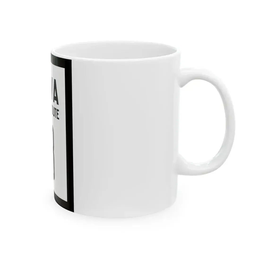 WV-8 1922 (Virginia) (Road Sign) White Coffee Mug - Go Mug Yourself