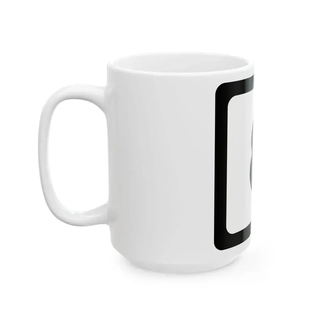WV-8 (Virginia) (Road Sign) White Coffee Mug - Go Mug Yourself