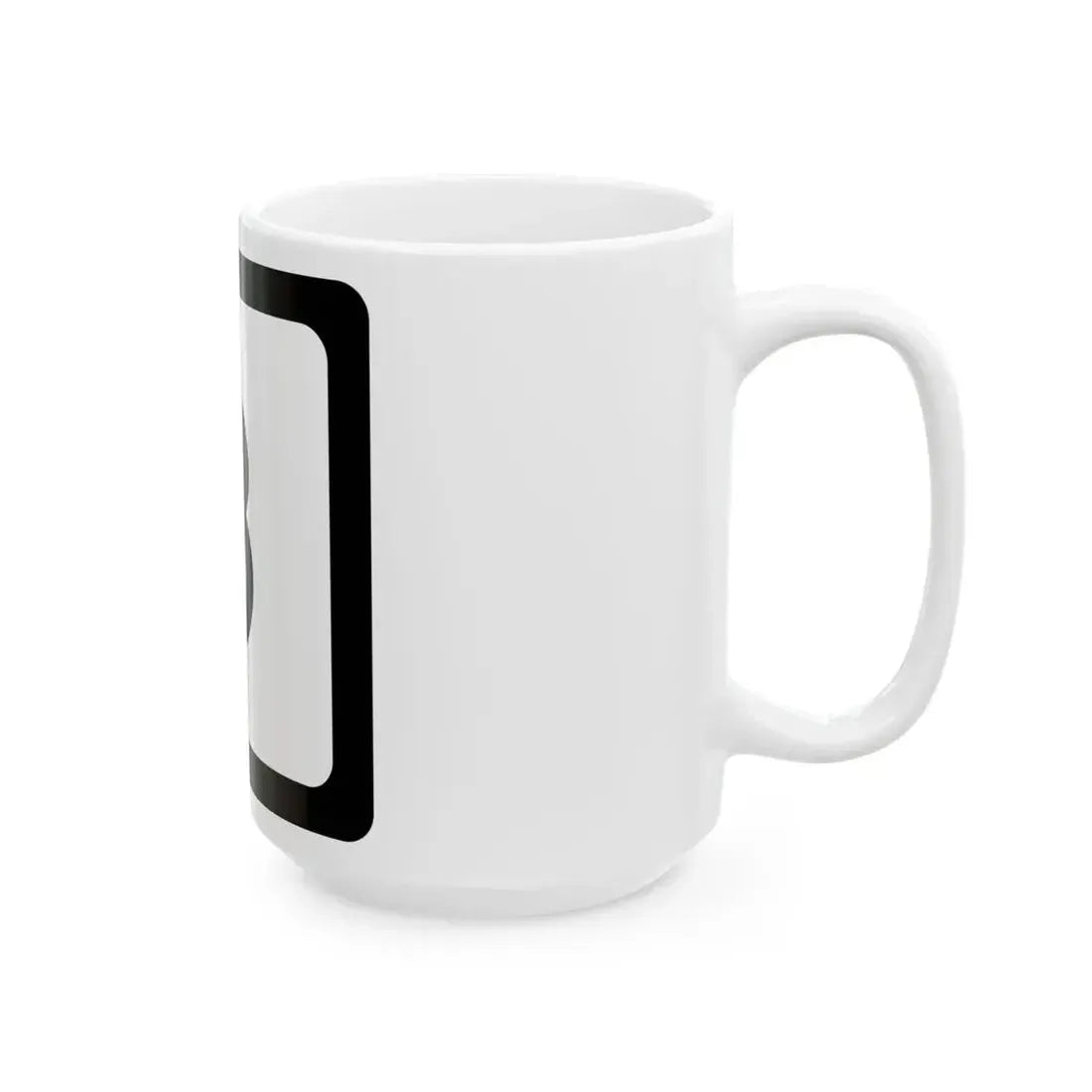 WV-8 (Virginia) (Road Sign) White Coffee Mug - Go Mug Yourself