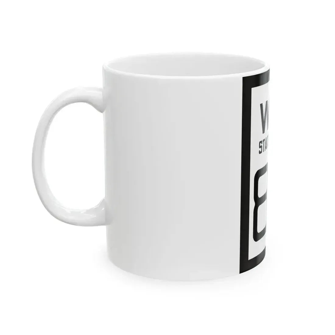 WV-80 1922 (Virginia) (Road Sign) White Coffee Mug - Go Mug Yourself