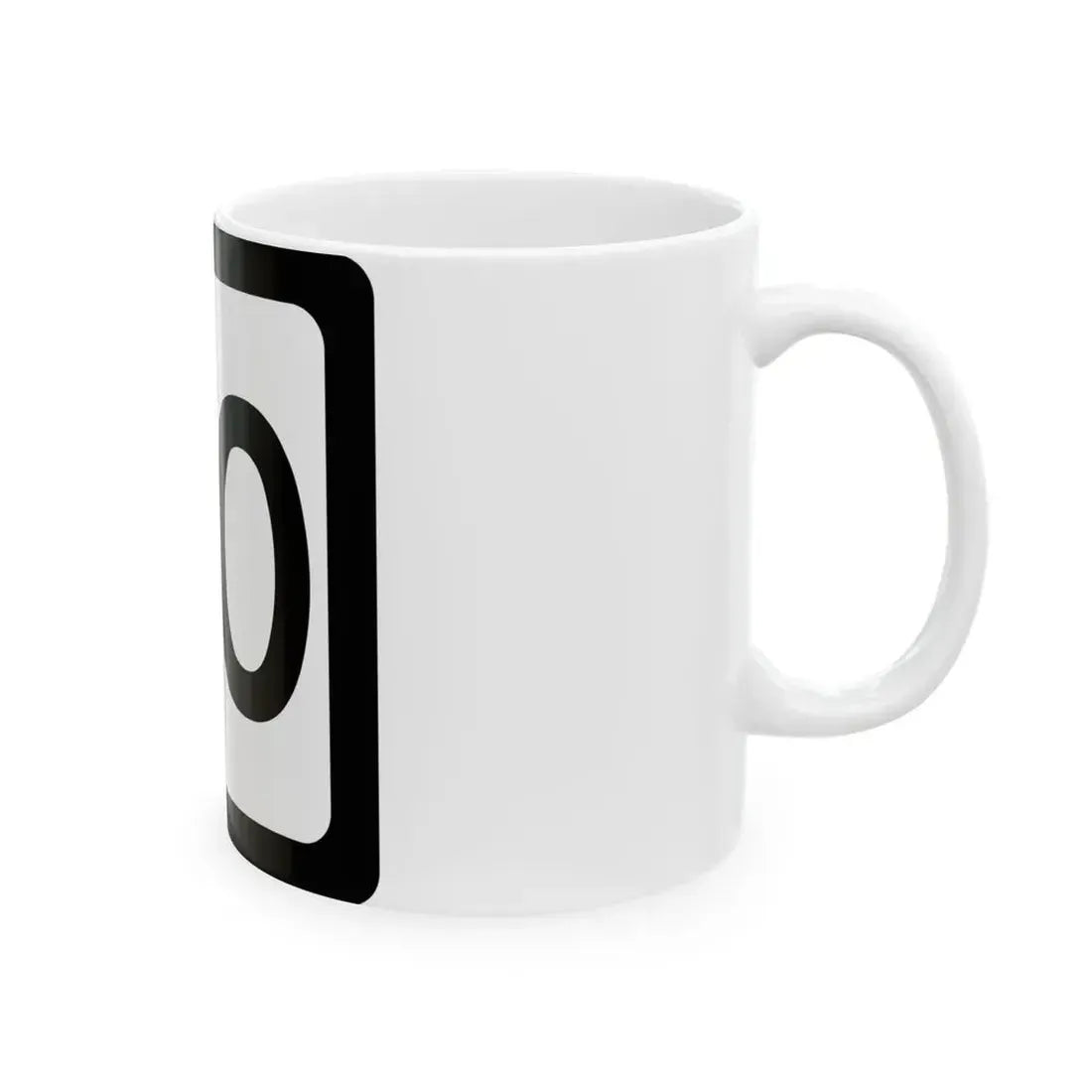 WV-80 (Virginia) (Road Sign) White Coffee Mug - Go Mug Yourself