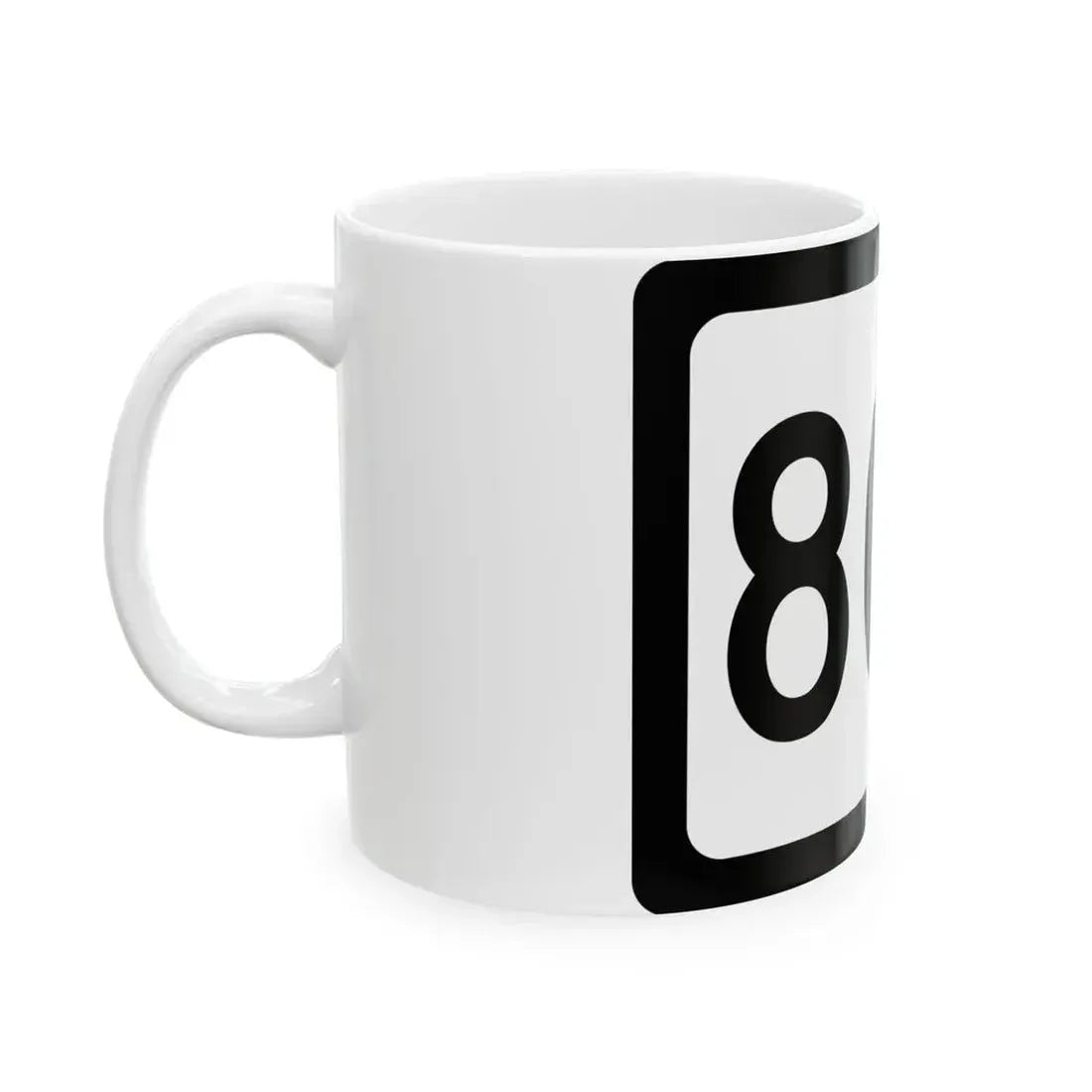 WV-807 (Virginia) (Road Sign) White Coffee Mug - Go Mug Yourself