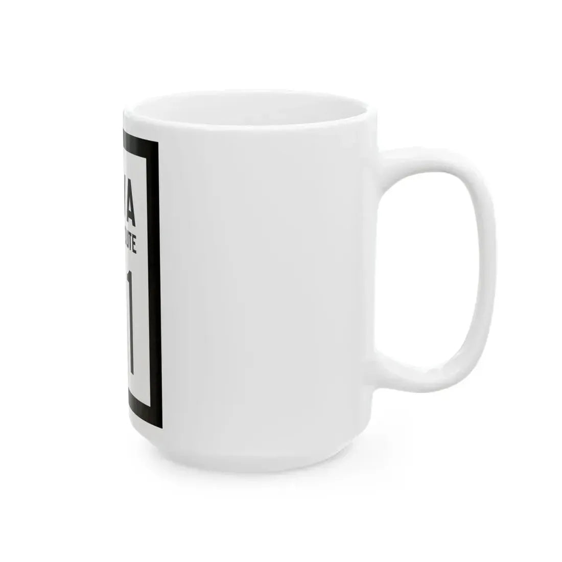 WV-81 1922 (Virginia) (Road Sign) White Coffee Mug - Go Mug Yourself