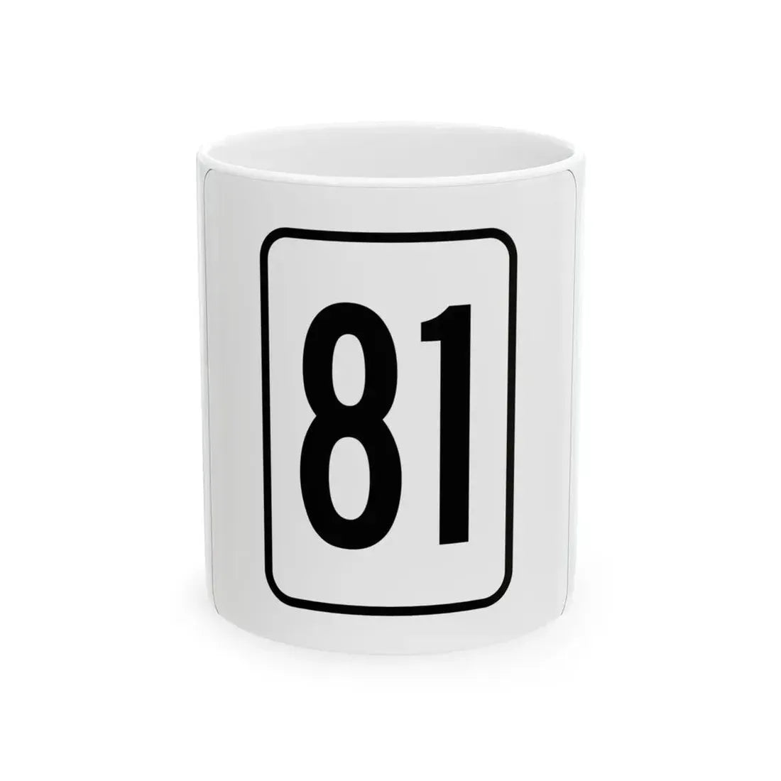 WV-81 1948 (Virginia) (Road Sign) White Coffee Mug 11oz - Go Mug Yourself