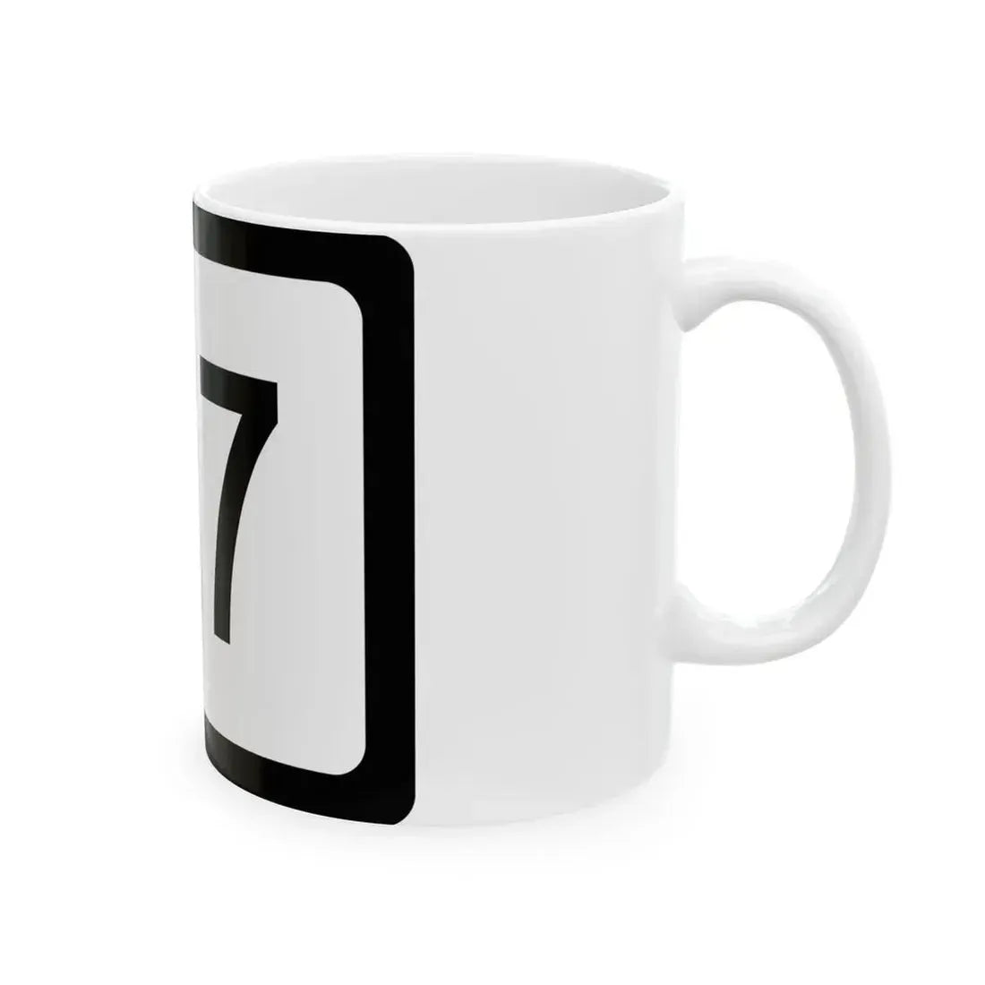 WV-817 (Virginia) (Road Sign) White Coffee Mug - Go Mug Yourself