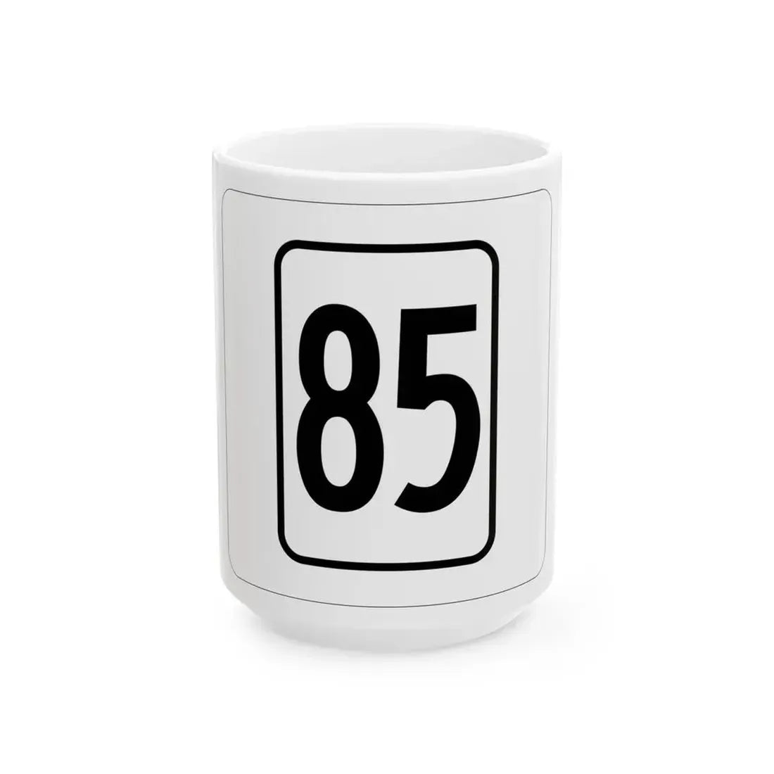 WV-85 1948 (Virginia) (Road Sign) White Coffee Mug 15oz - Go Mug Yourself
