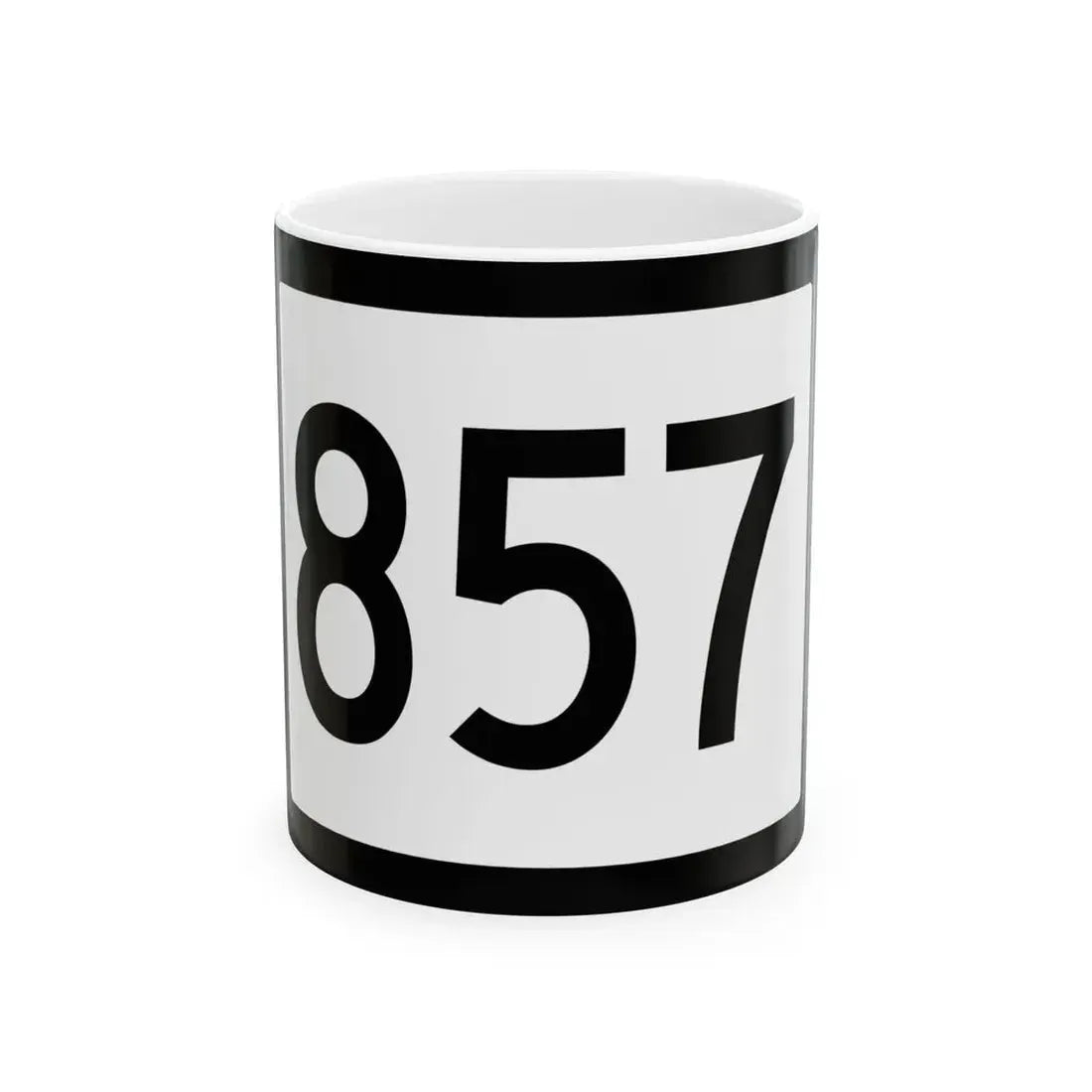 WV-857 (Virginia) (Road Sign) White Coffee Mug 11oz - Go Mug Yourself