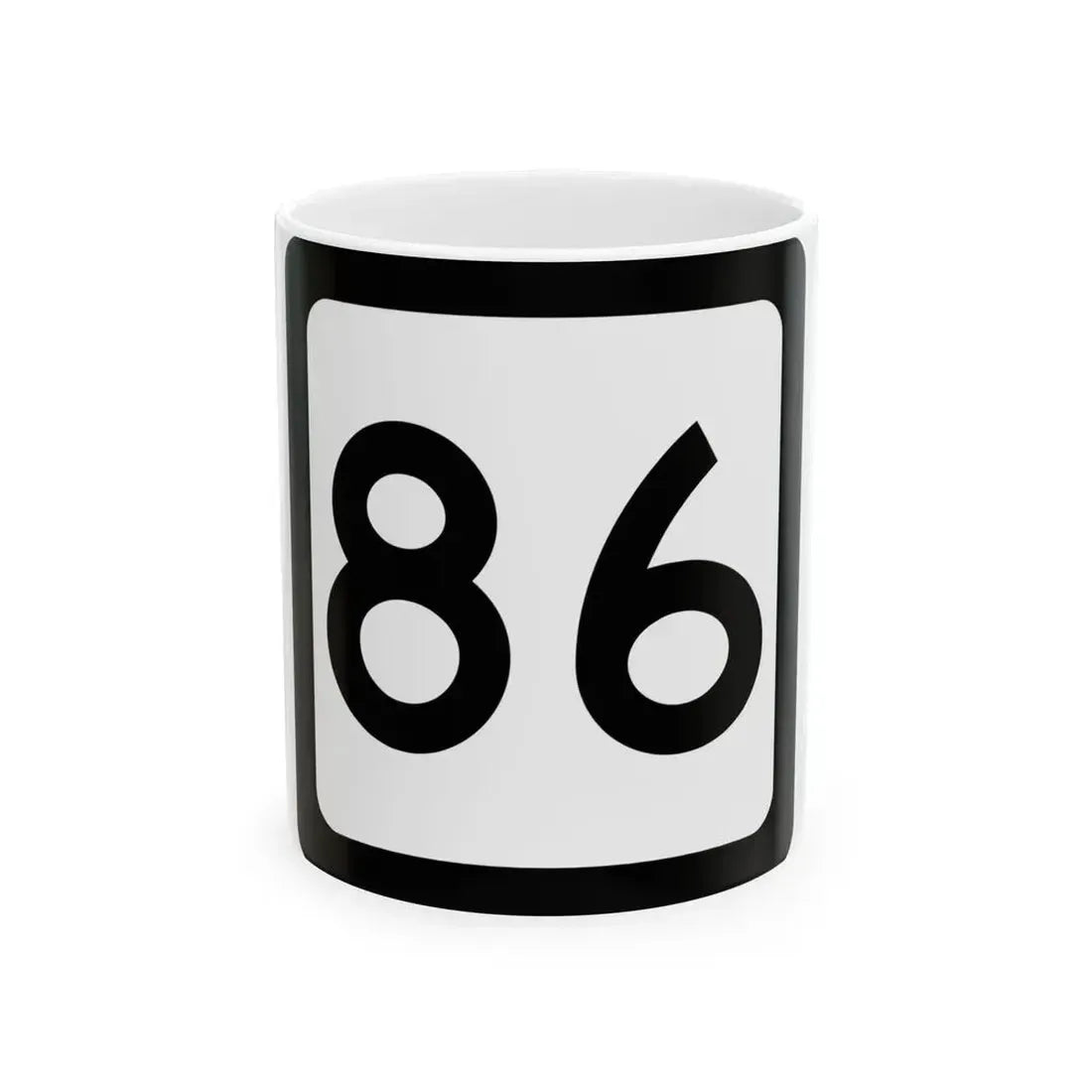 WV-86 (Virginia) (Road Sign) White Coffee Mug 11oz - Go Mug Yourself