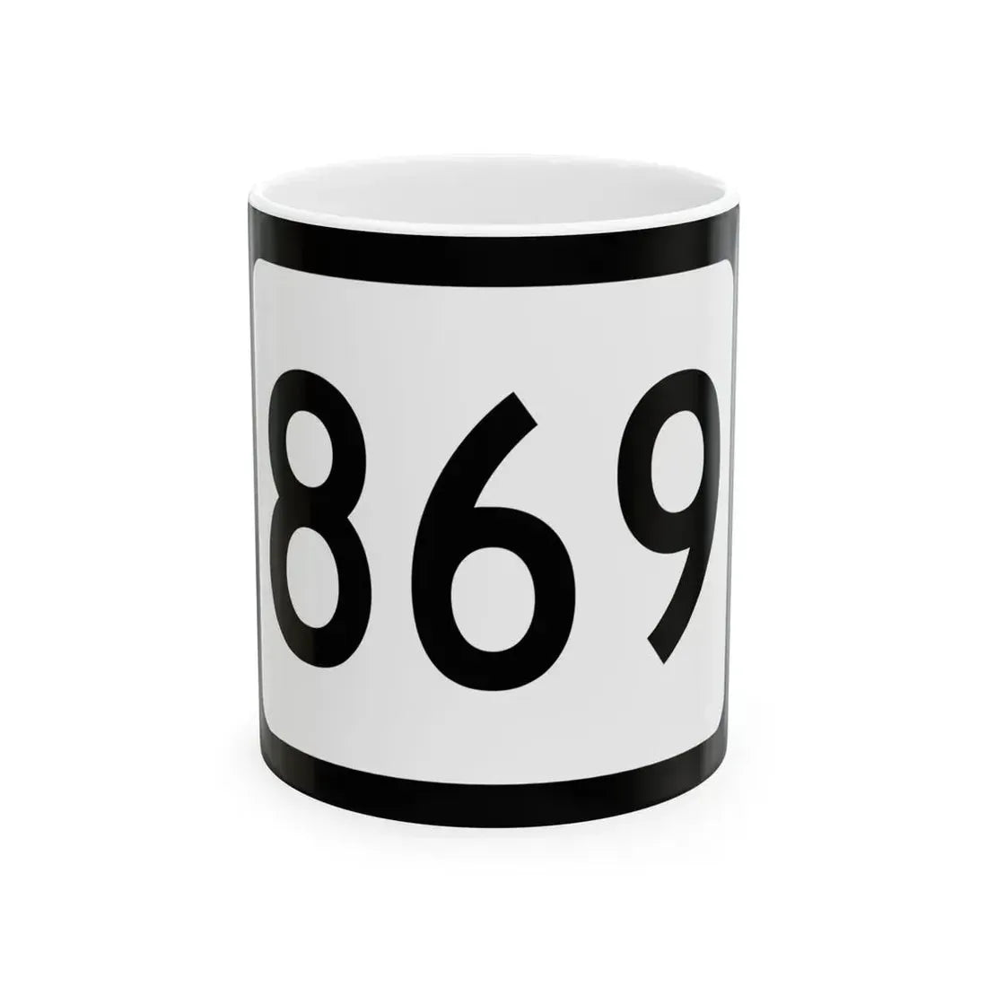 WV-869 (Virginia) (Road Sign) White Coffee Mug 11oz - Go Mug Yourself