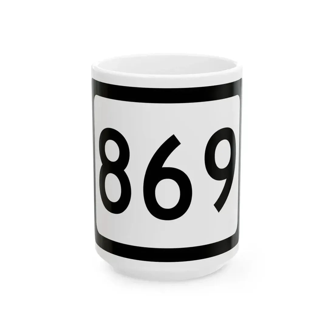 WV-869 (Virginia) (Road Sign) White Coffee Mug 15oz - Go Mug Yourself