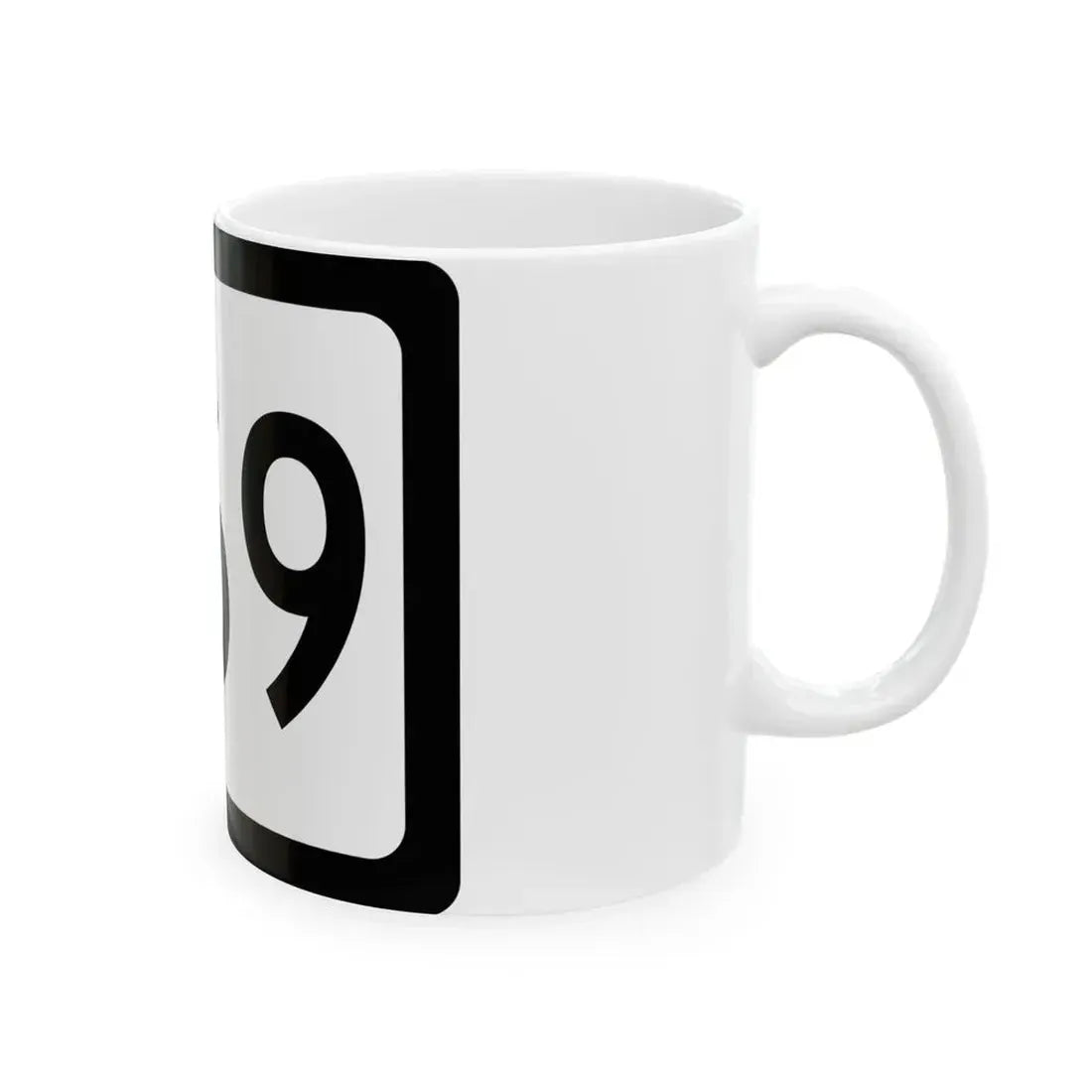 WV-869 (Virginia) (Road Sign) White Coffee Mug - Go Mug Yourself