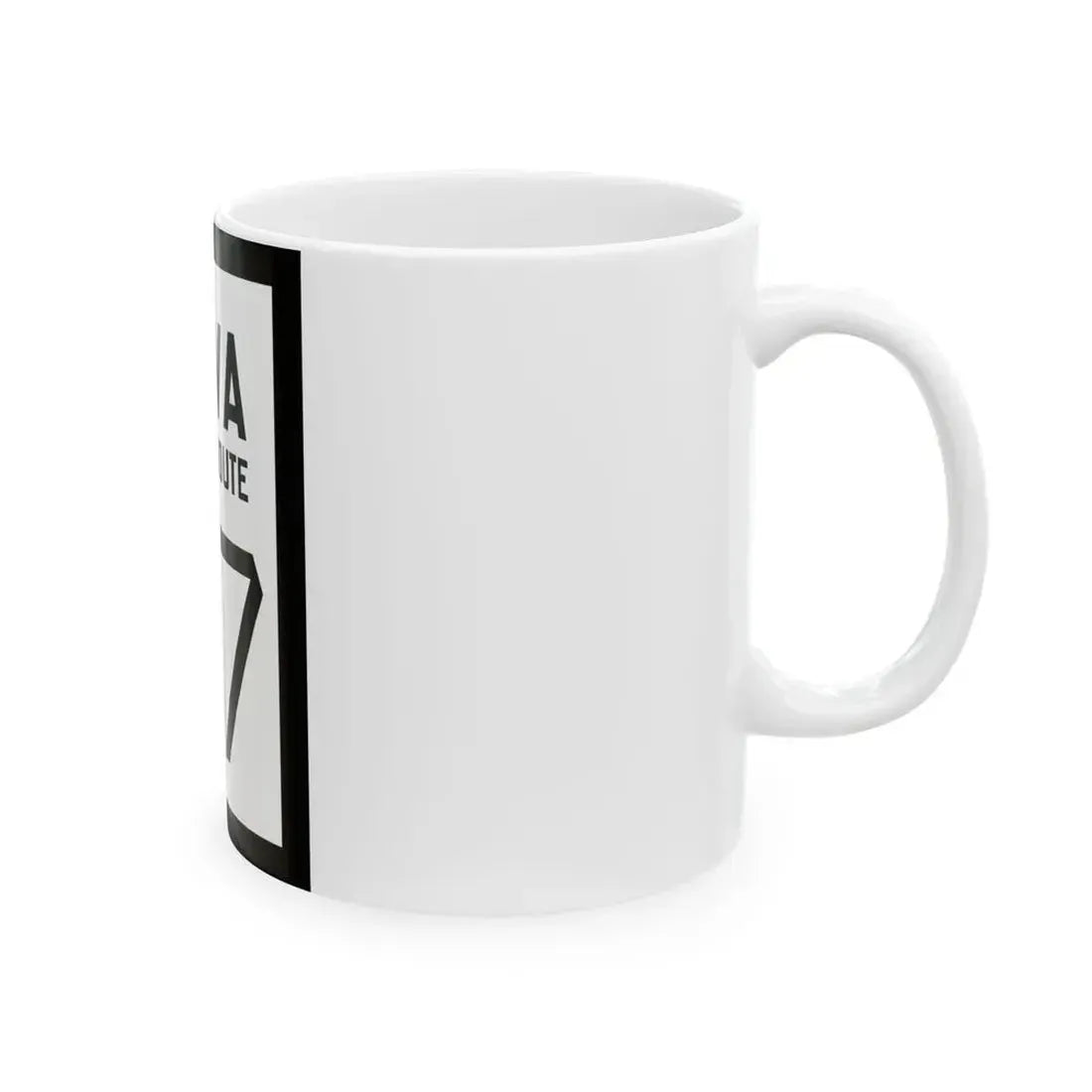 WV-87 1922 (Virginia) (Road Sign) White Coffee Mug - Go Mug Yourself