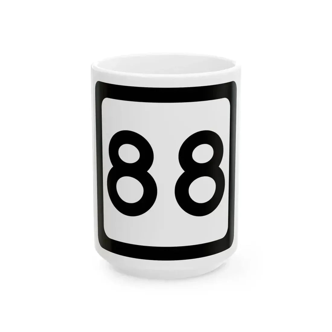 WV-88 (Virginia) (Road Sign) White Coffee Mug 15oz - Go Mug Yourself