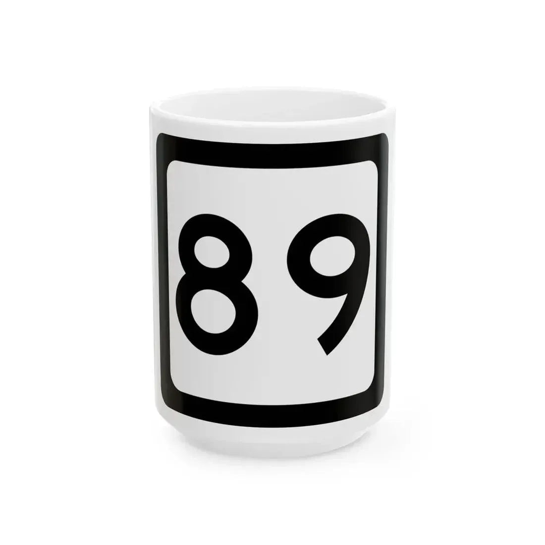 WV-89 (Virginia) (Road Sign) White Coffee Mug 15oz - Go Mug Yourself