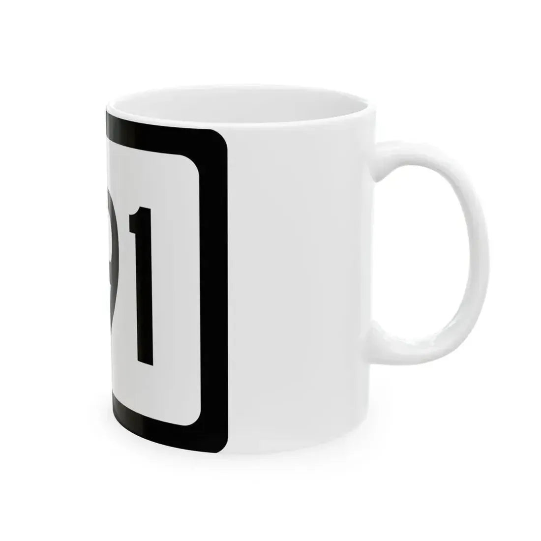 WV-891 (Virginia) (Road Sign) White Coffee Mug - Go Mug Yourself