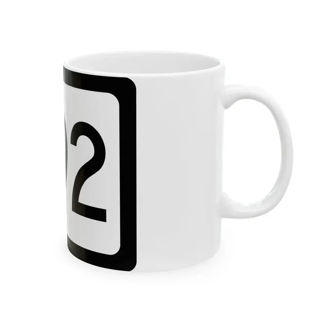 WV-892 (Virginia) (Road Sign) White Coffee Mug - Go Mug Yourself