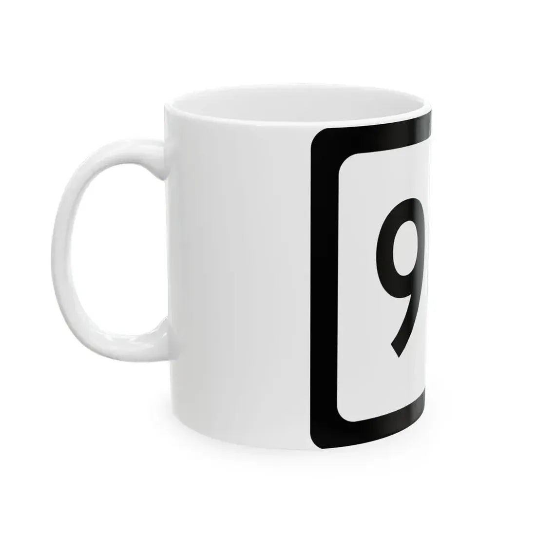 WV-901 (Virginia) (Road Sign) White Coffee Mug - Go Mug Yourself