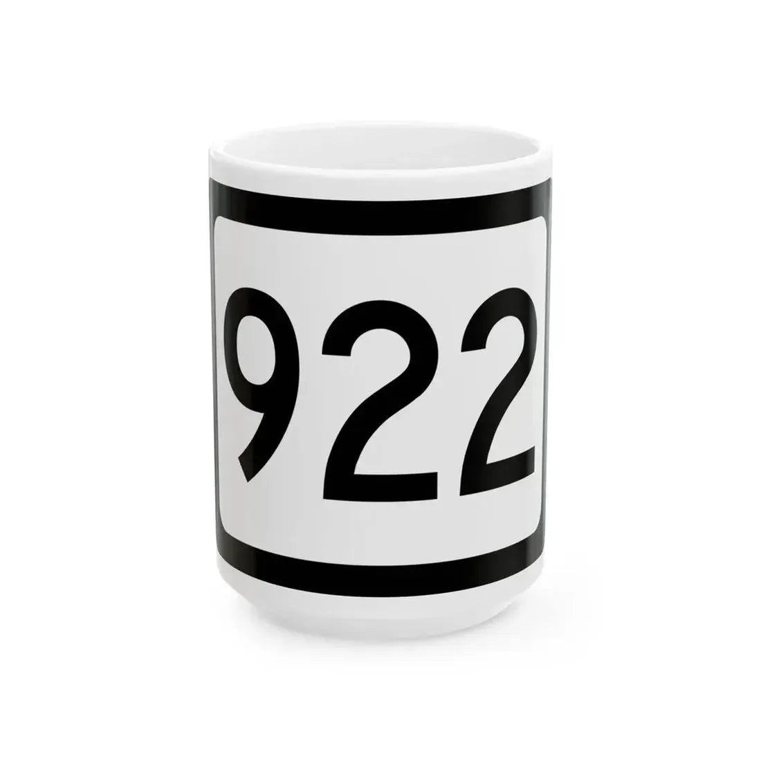 WV-922 (Virginia) (Road Sign) White Coffee Mug 15oz - Go Mug Yourself