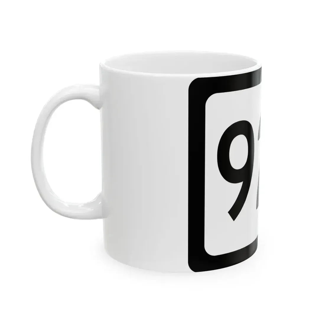 WV-922 (Virginia) (Road Sign) White Coffee Mug - Go Mug Yourself