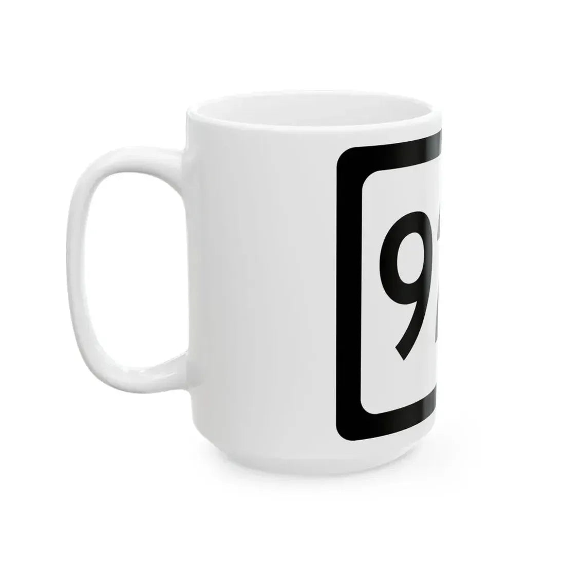 WV-922 (Virginia) (Road Sign) White Coffee Mug - Go Mug Yourself