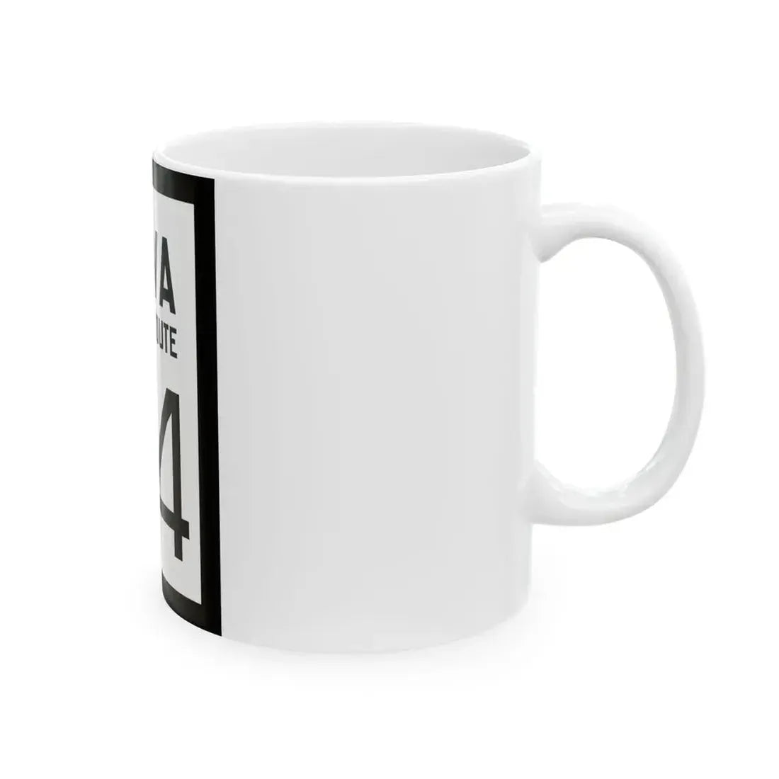 WV-94 1922 (Virginia) (Road Sign) White Coffee Mug - Go Mug Yourself