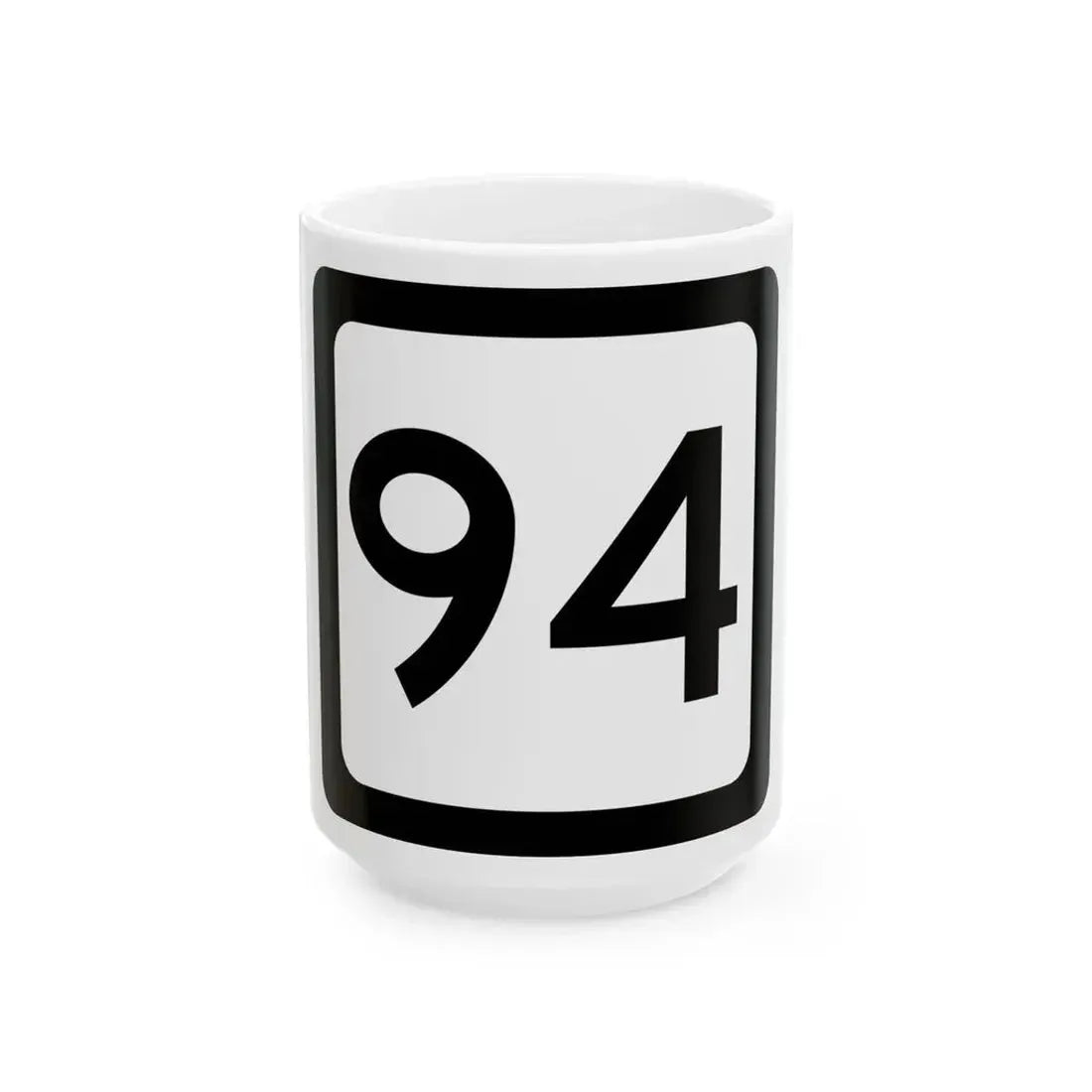 WV-94 (Virginia) (Road Sign) White Coffee Mug 15oz - Go Mug Yourself