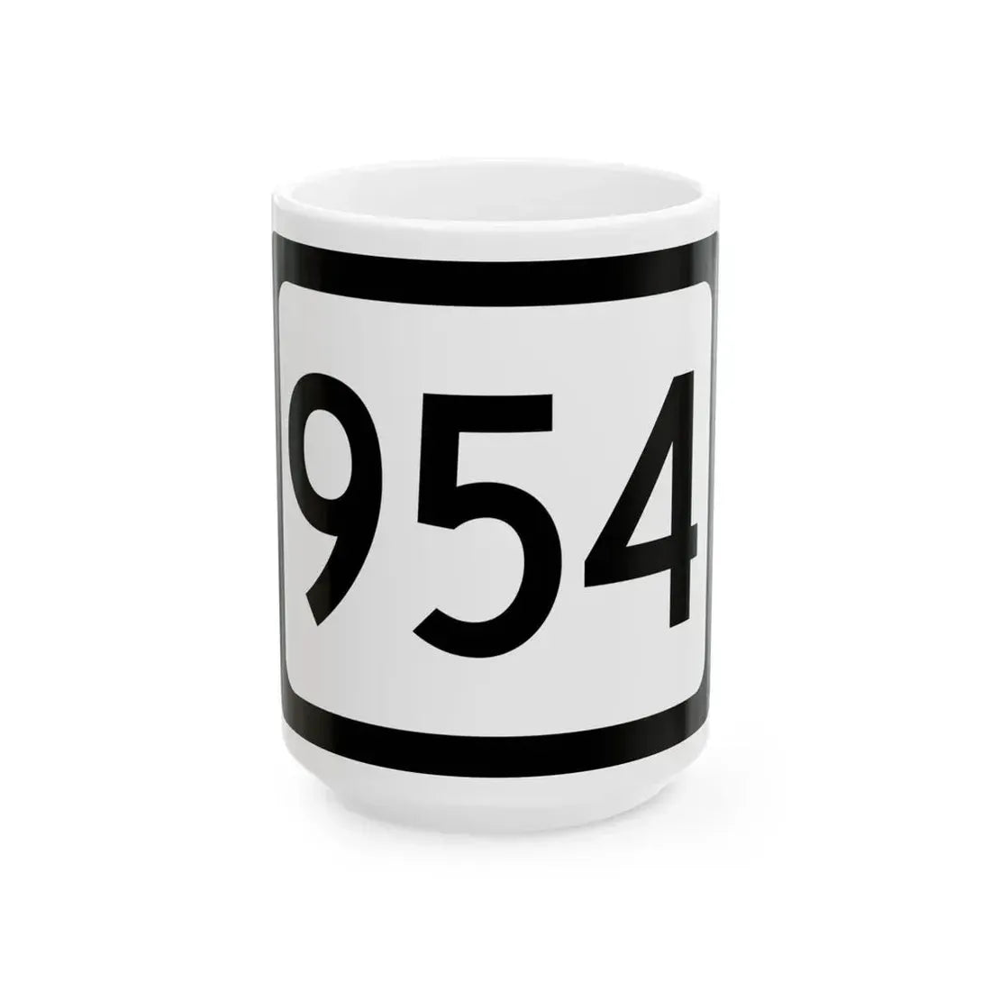 WV-954 (Virginia) (Road Sign) White Coffee Mug 15oz - Go Mug Yourself