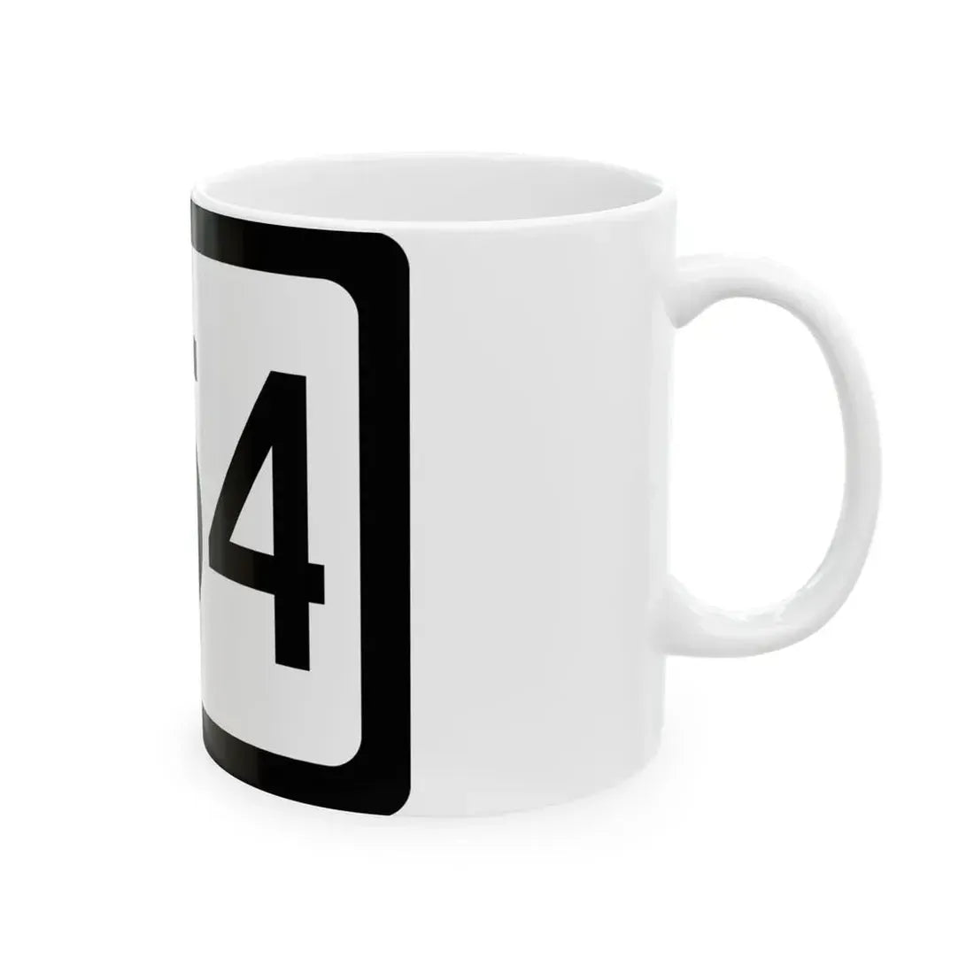 WV-954 (Virginia) (Road Sign) White Coffee Mug - Go Mug Yourself