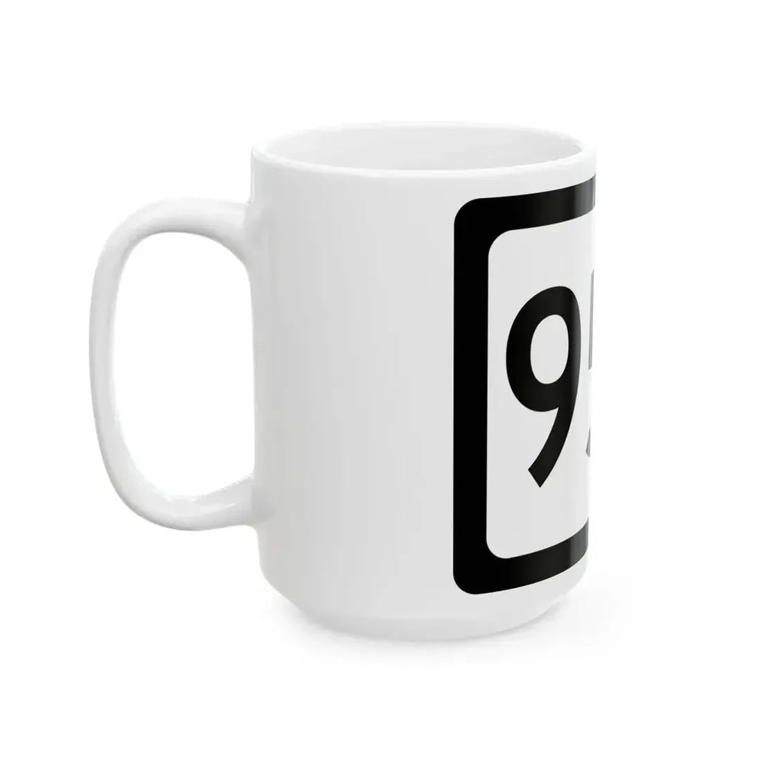 WV-954 (Virginia) (Road Sign) White Coffee Mug - Go Mug Yourself
