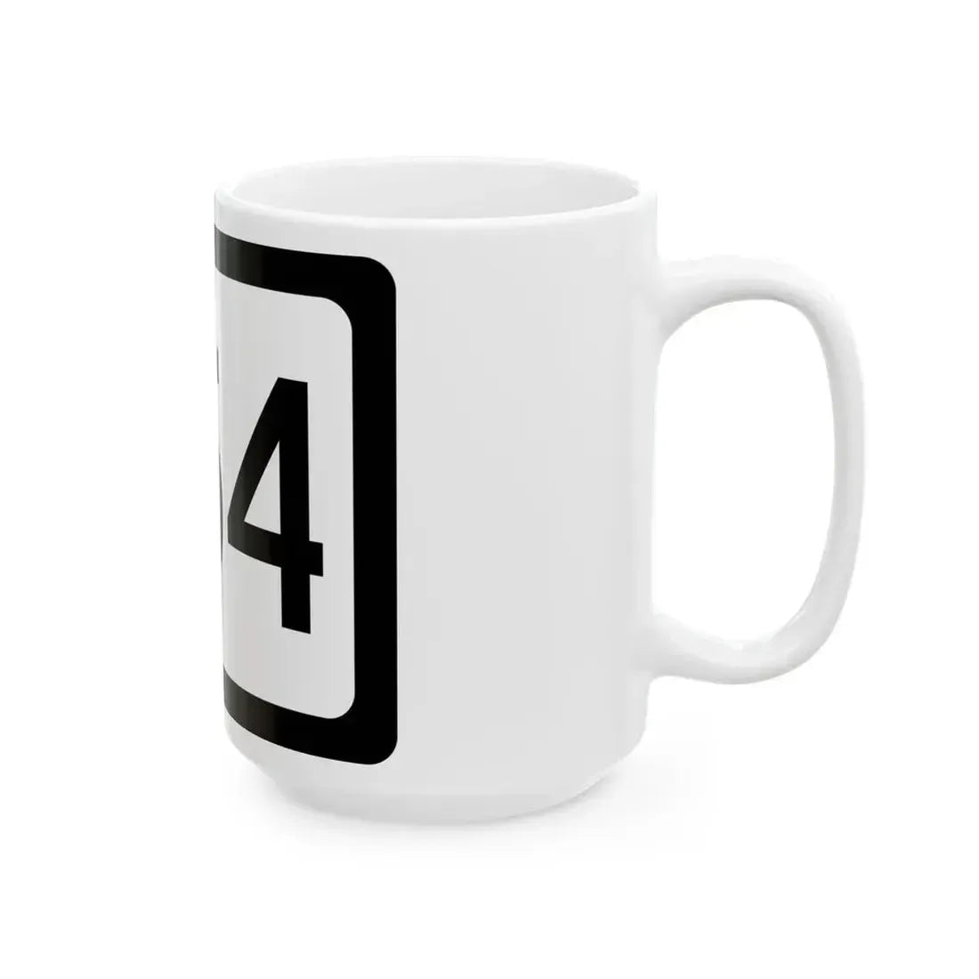 WV-954 (Virginia) (Road Sign) White Coffee Mug - Go Mug Yourself