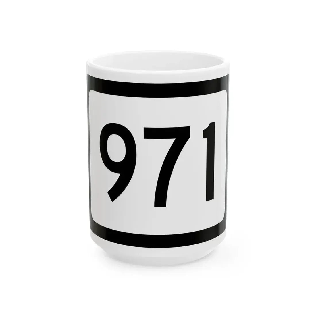WV-971 (Virginia) (Road Sign) White Coffee Mug 15oz - Go Mug Yourself