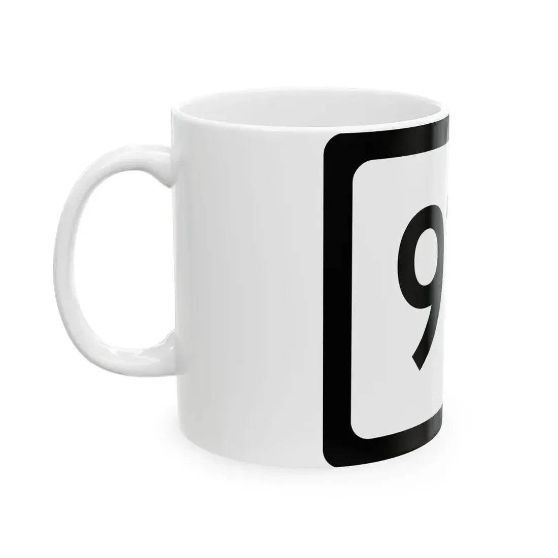 WV-971 (Virginia) (Road Sign) White Coffee Mug - Go Mug Yourself