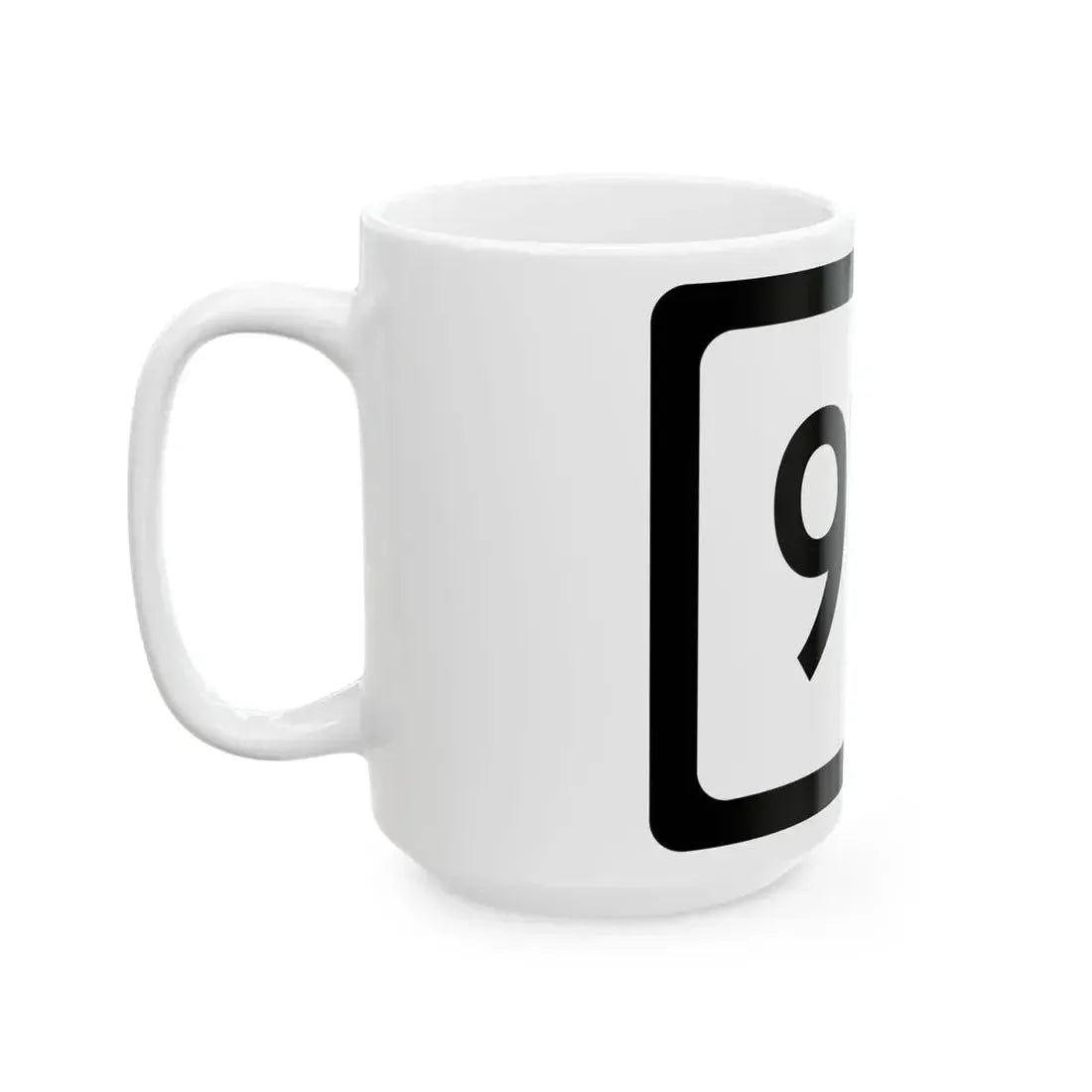 WV-971 (Virginia) (Road Sign) White Coffee Mug - Go Mug Yourself