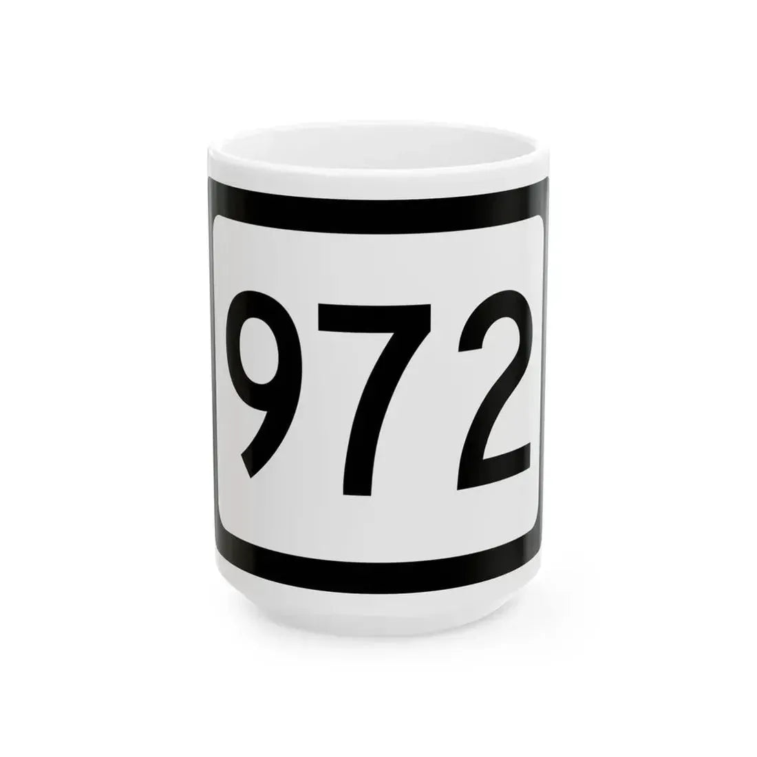WV-972 (Virginia) (Road Sign) White Coffee Mug 15oz - Go Mug Yourself
