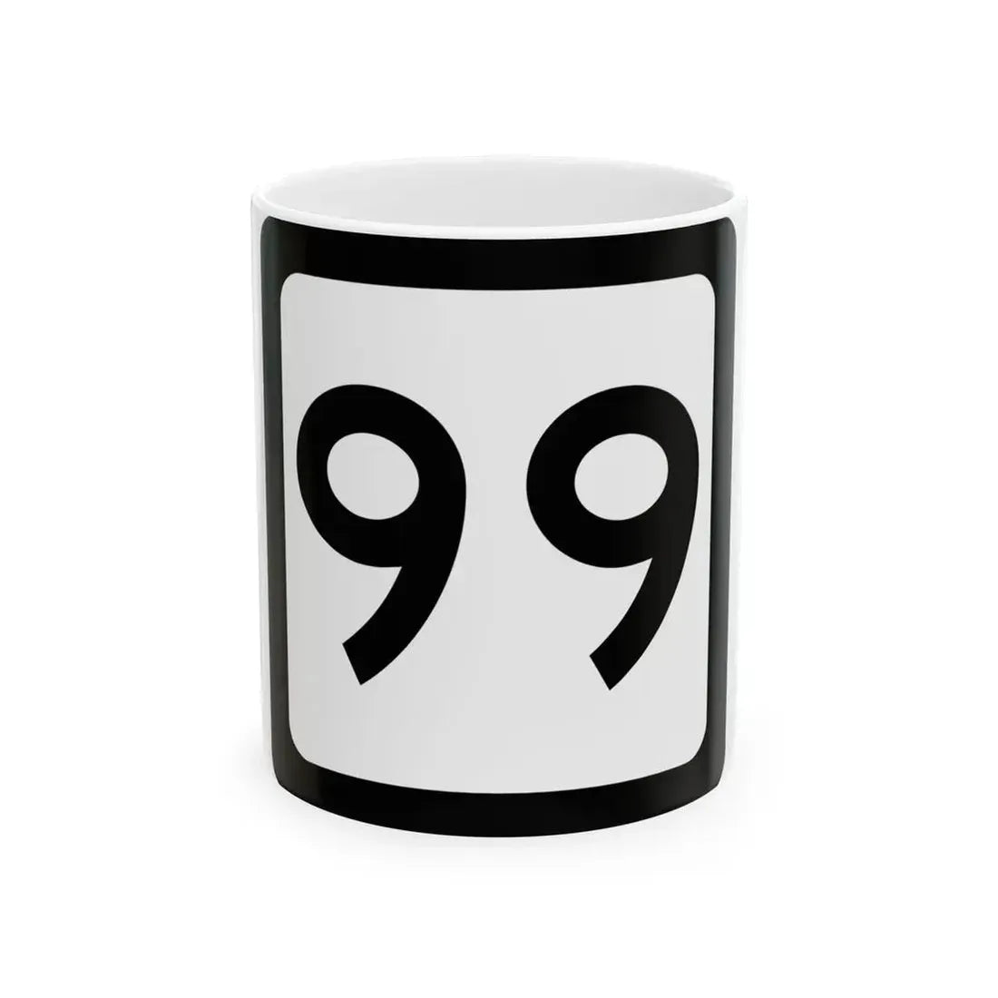 WV-99 (Virginia) (Road Sign) White Coffee Mug 11oz - Go Mug Yourself