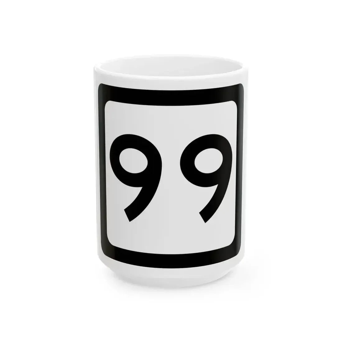 WV-99 (Virginia) (Road Sign) White Coffee Mug 15oz - Go Mug Yourself