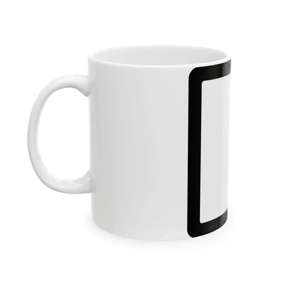 WV-blank (Virginia) (Road Sign) White Coffee Mug - Go Mug Yourself