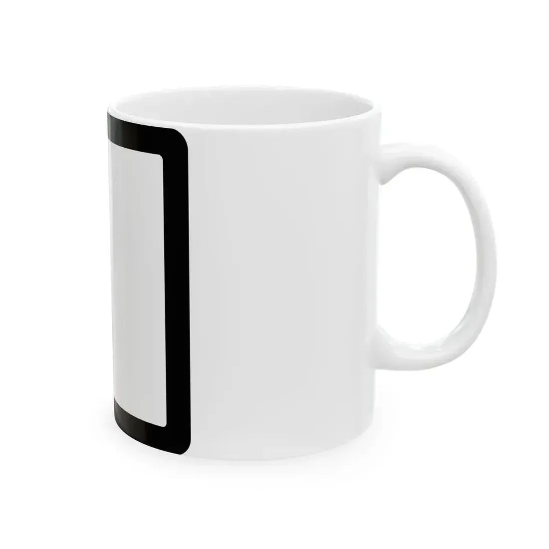 WV-blank (Virginia) (Road Sign) White Coffee Mug - Go Mug Yourself