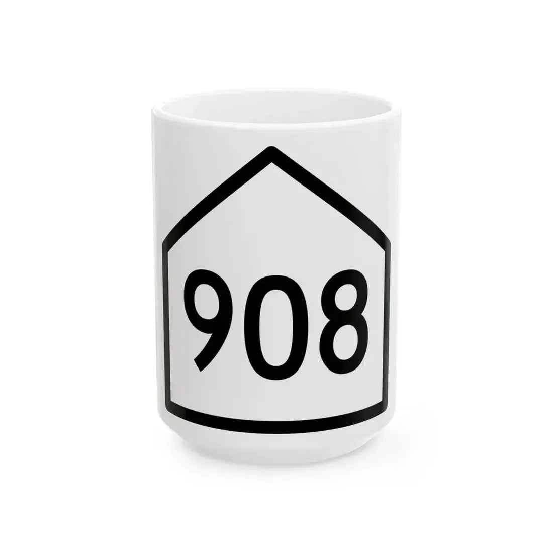 WV HARP 908 (Virginia) (Road Sign) White Coffee Mug 15oz - Go Mug Yourself